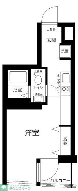 TRIAS129(ワンルーム/6階)の間取り写真