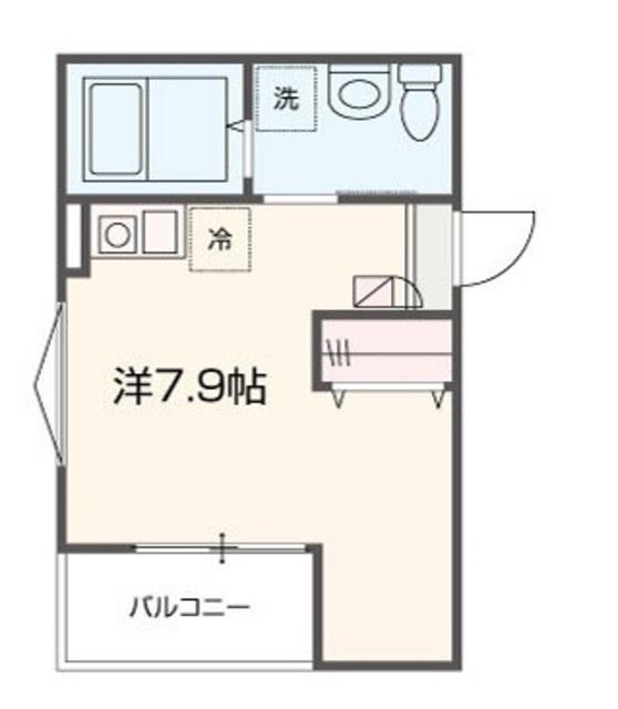MELLAS淵野辺VI(ワンルーム/2階)の間取り写真