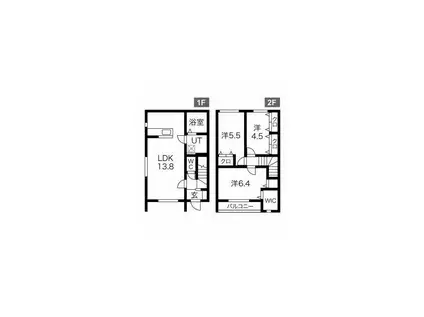 MERVEILL I(3LDK/1階)の間取り写真