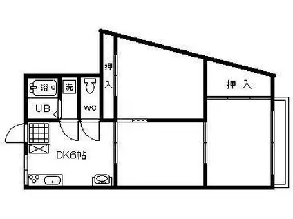 グリーンヒルズ中島(3DK/3階)の間取り写真