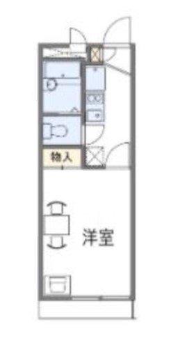 レオパレスシーブリーズ(1K/1階)の間取り写真