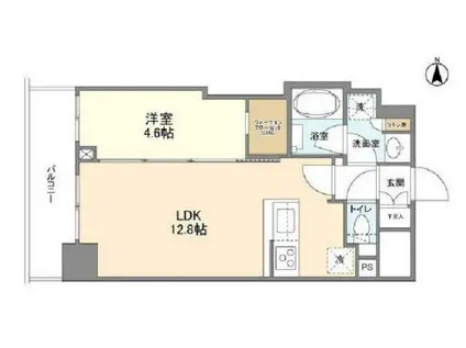 コンフォリア桜上水 2F(1LDK/2階)の間取り写真