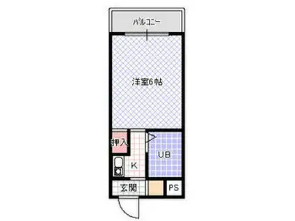 レナジア大東(1K/3階)の間取り写真