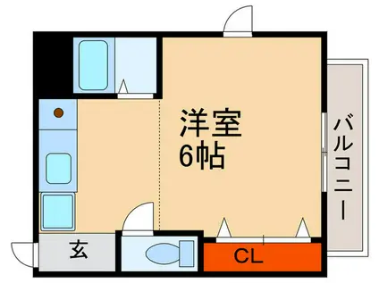 エール向陽(ワンルーム/4階)の間取り写真