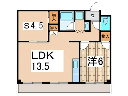 ダイメイビル(1SLDK/3階)の間取り写真