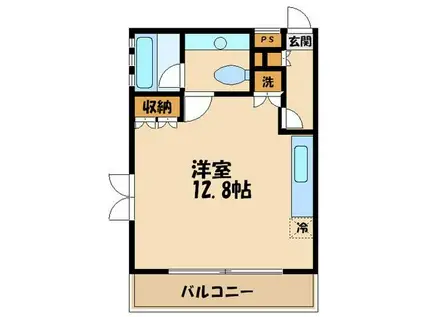 T SGARDEN和泉玉川(ワンルーム/2階)の間取り写真