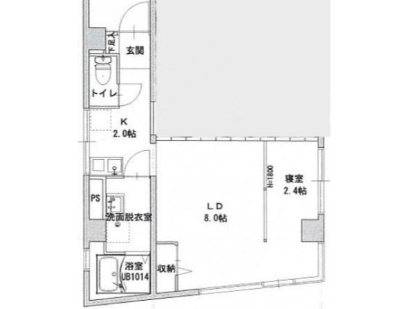 M TERRACE住吉(1LDK/4階)の間取り写真