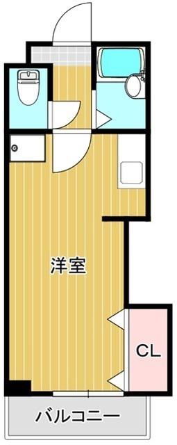イースクエア一の宮(ワンルーム/7階)の間取り写真