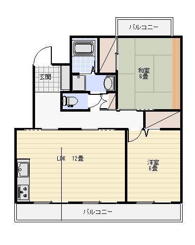 パールマンションITO(3DK/3階)の間取り写真
