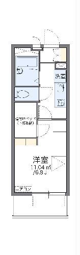 レオパレス森ノ宮中央(1K/2階)の間取り写真