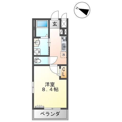 SーBLOOD OZU BASE(1K/2階)の間取り写真