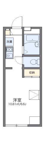 レオパレス霞ヶ丘(1K/2階)の間取り写真