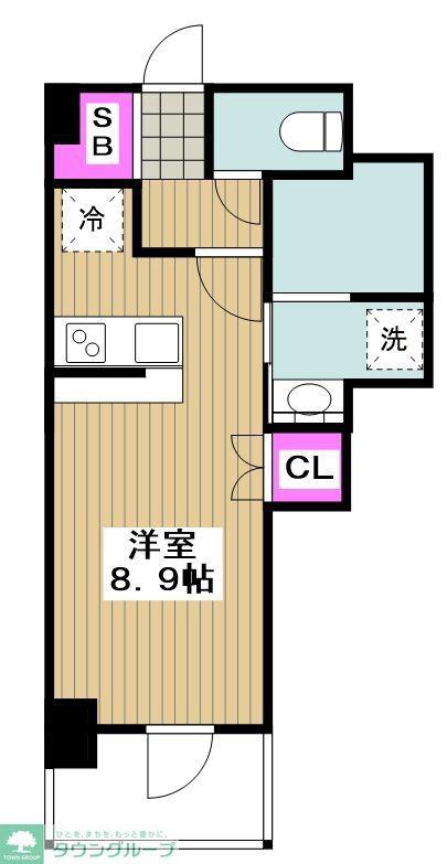 JMF RESIDENCE 町田(ワンルーム/7階)の間取り写真