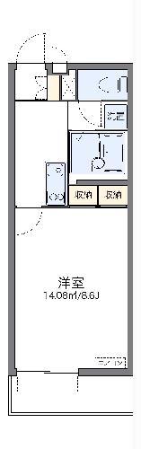 レオネクストジュエル(1K/3階)の間取り写真