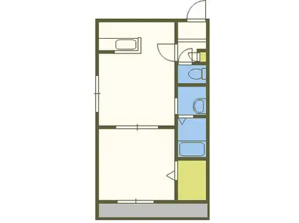 ELYSEE187(1LDK/3階)の間取り写真