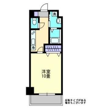 MJマンション(1K/1階)の間取り写真