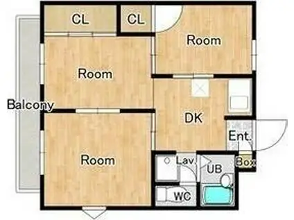 ジーライズ相模原新磯野123(3DK/1階)の間取り写真