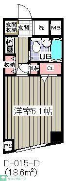 SOCIETY SEASONS(1K/12階)の間取り写真