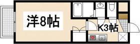 ロアール榎町(1K/9階)の間取り写真