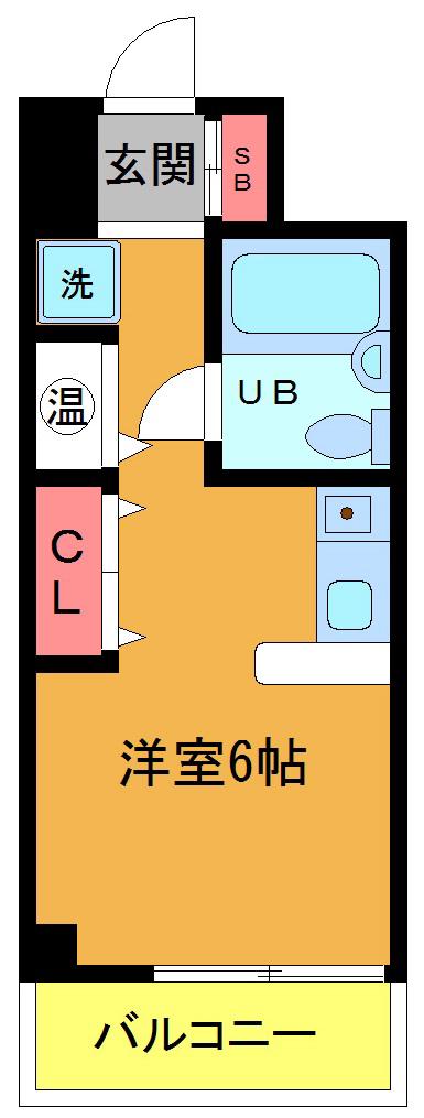 ライブタウンイトウ(ワンルーム/2階)の間取り写真