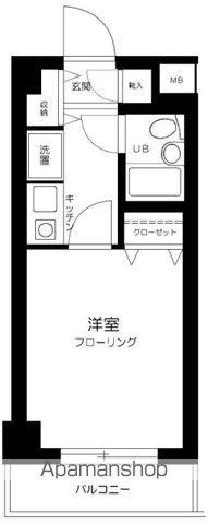 グランレーブ巣鴨(1K/4階)の間取り写真