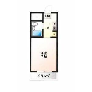 B&M北山(1K/5階)の間取り写真