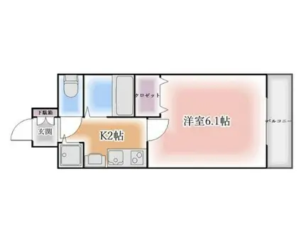 プレサンス覚王山D-STYLEII(1K/5階)の間取り写真