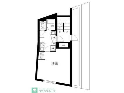 KI-FLAT永福町(1K/4階)の間取り写真