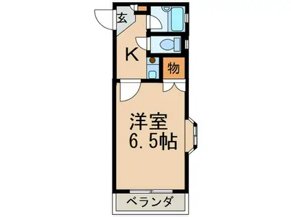 サンジャンテ東枇杷島(1K/1階)の間取り写真