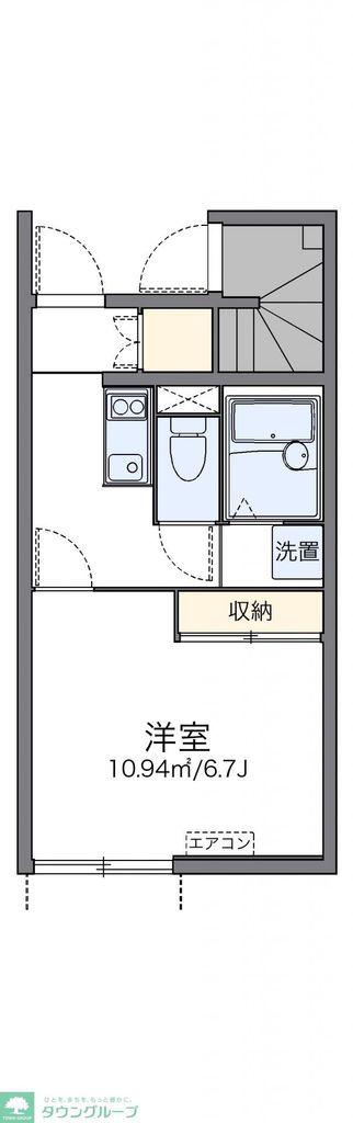 レオネクスト本星崎駅前(1K/1階)の間取り写真