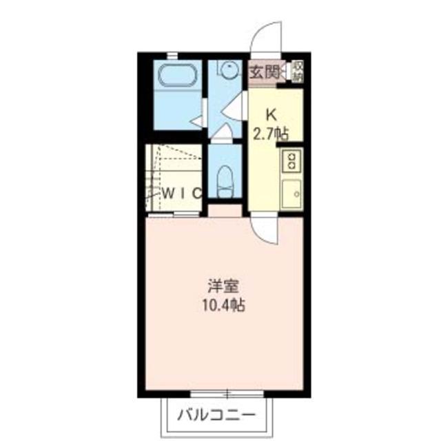 ジュネス文京(1K/1階)の間取り写真