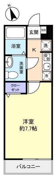 ADDRESS(1K/3階)の間取り写真