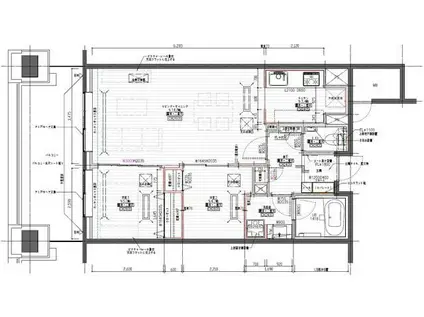 DAIWA リバーゲートレジデンス 南ウイング(2LDK/5階)の間取り写真