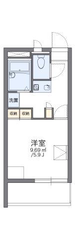 レオパレスT&T(1K/2階)の間取り写真