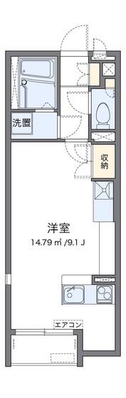 レオネクスト大田西館(ワンルーム/1階)の間取り写真