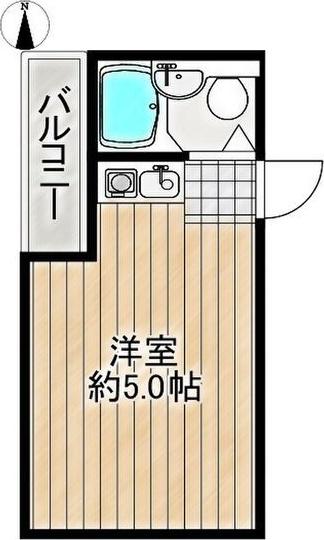 エミネント我孫子(ワンルーム/3階)の間取り写真