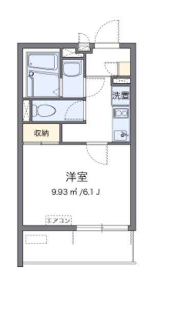 レオネクストレジスター本郷(1K/3階)の間取り写真