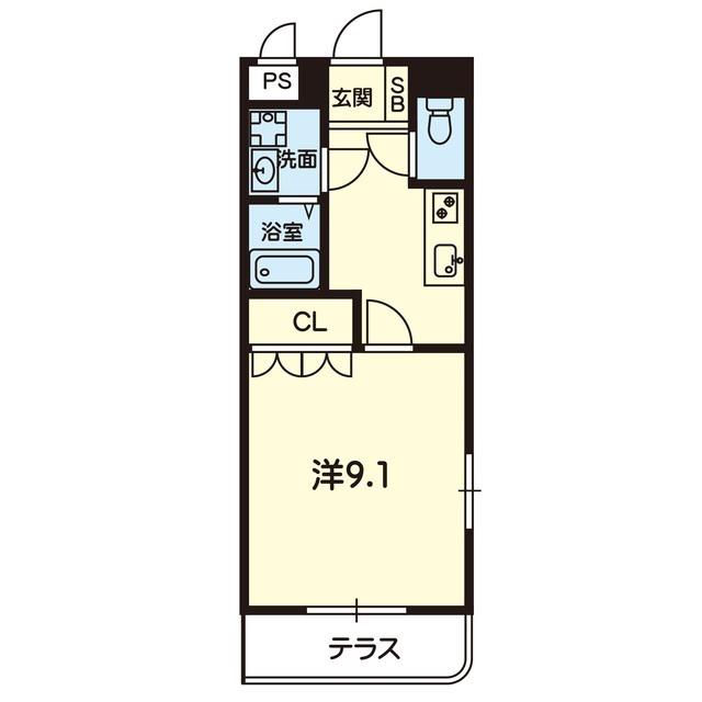 ニューコーポレイトハウス(1K/2階)の間取り写真