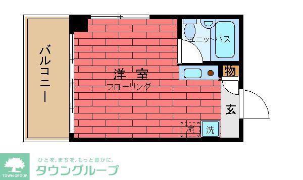 藤が丘エクセレンス(ワンルーム/2階)の間取り写真