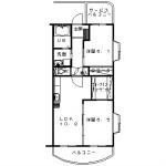 エスポワール(2LDK/1階)の間取り写真