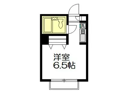 リンピア(ワンルーム/1階)の間取り写真