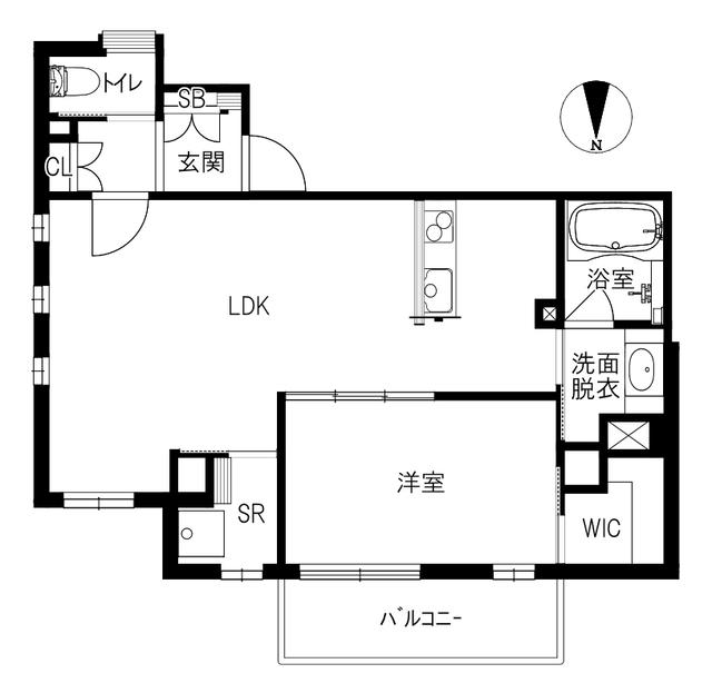 MAORI(1LDK/4階)の間取り写真