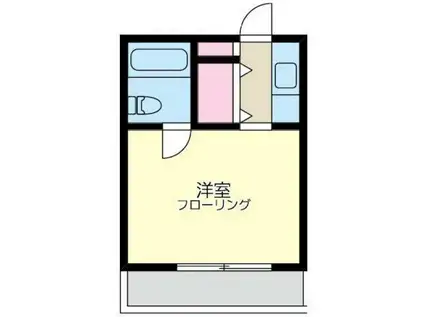 アルス相模台(ワンルーム/1階)の間取り写真