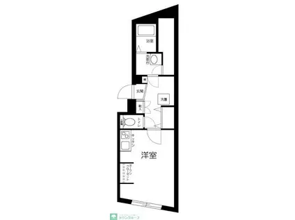 KI-FLAT永福町(1K/3階)の間取り写真