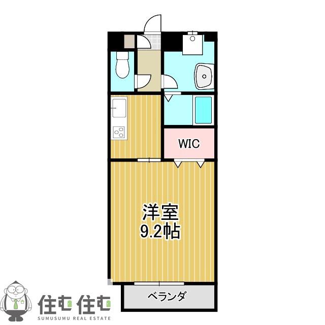 セントーレ上原(1K/2階)の間取り写真