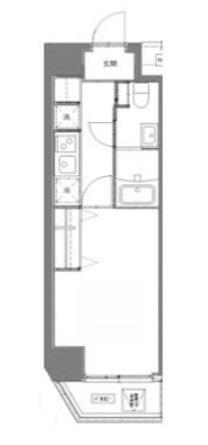 FIRST RESIDENCE 錦糸町(1K/3階)の間取り写真