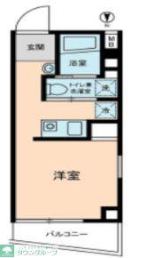 BASE東上野(ワンルーム/5階)の間取り写真