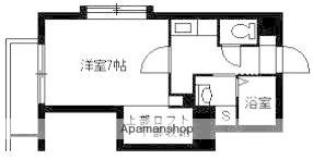 P.MARKS荒田(1K/4階)の間取り写真