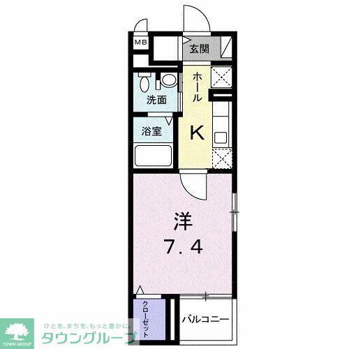 KENT.S(1K/3階)の間取り写真