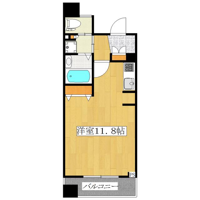 ライオンズ東十条ステーションプラザ(ワンルーム/2階)の間取り写真
